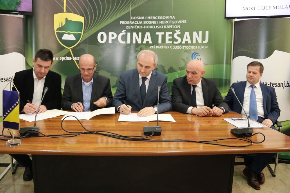 POTPISAN UGOVOR ZA IZGRADNJU NOVOG MOSTA NA RIJECI USORI U JELAHU