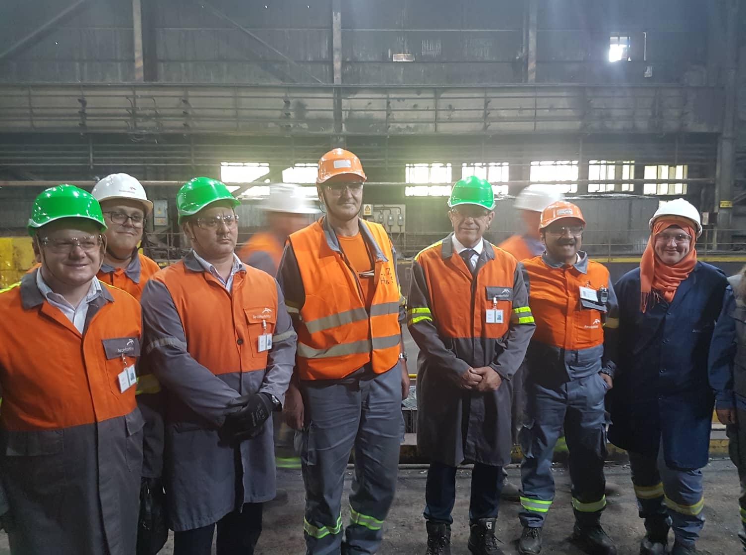 PREMIJER GALIJAŠEVIĆ OBIŠAO POGONE ARCELOR  MITTALA