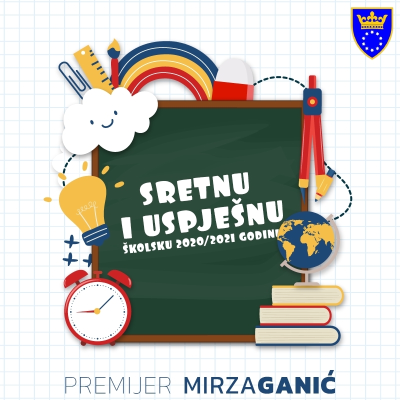 PREMIJER GANIĆ: SRETNA I USPJEŠNA NOVA ŠKOLSKA GODINA