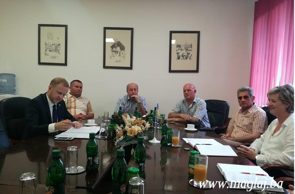 PREDSJEDAVAJUĆI SKUPŠTINE ZDK JASMIN DUVNJAK POSJETIO OPĆINU MAGLAJ