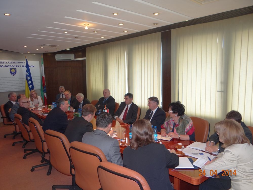 ŽUPAN ŠIŠLJAGIĆ SA SARADNICIMA U ZDK