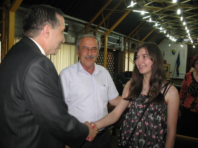 Prijem za „učenike generacije“ srednjih škola sa područja Kantona