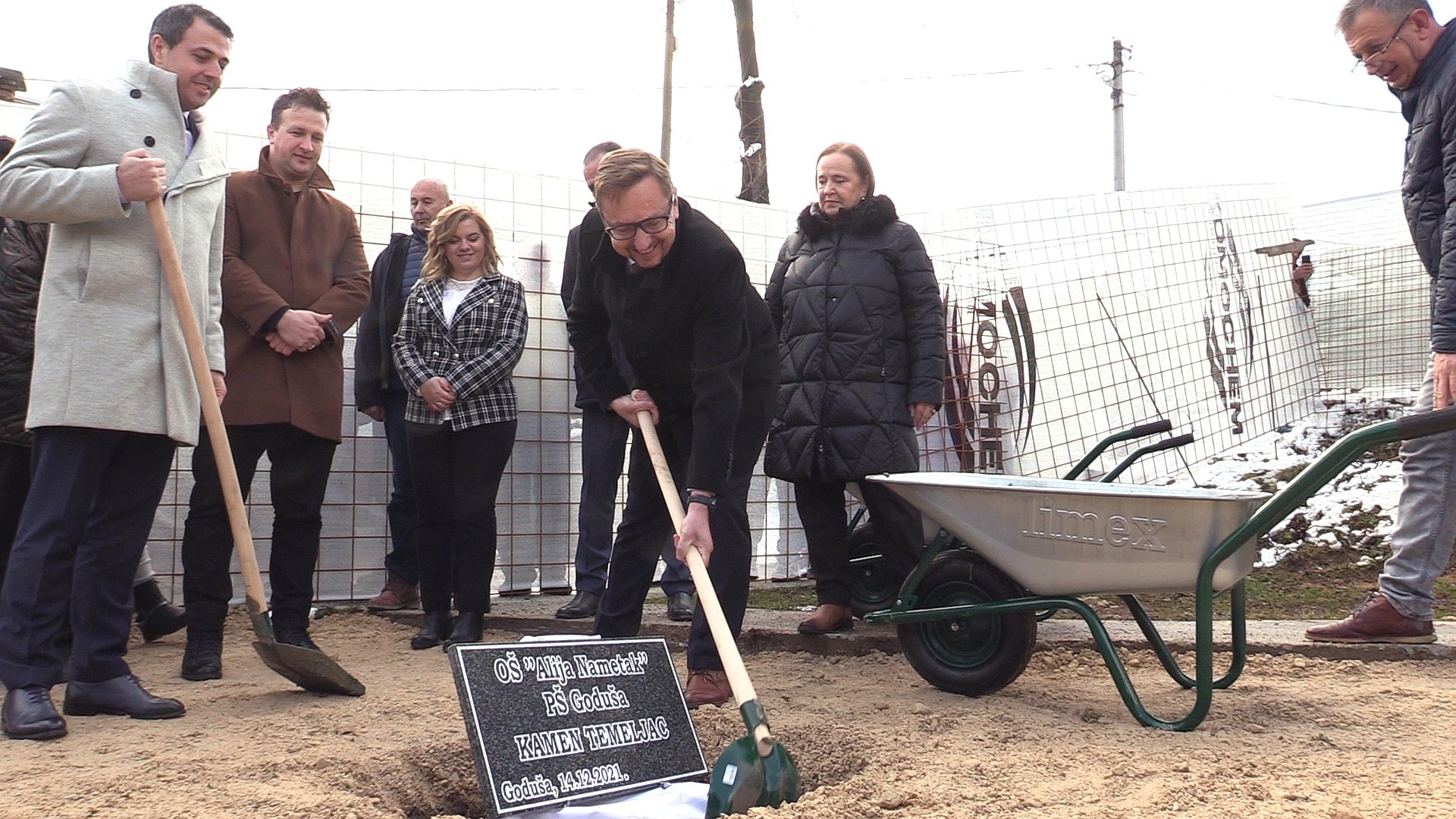 POLOŽEN KAMEN TEMELJAC ZA IZGRADNJU NOVE ZGRADE PODRUČNE ŠKOLE GODUŠA