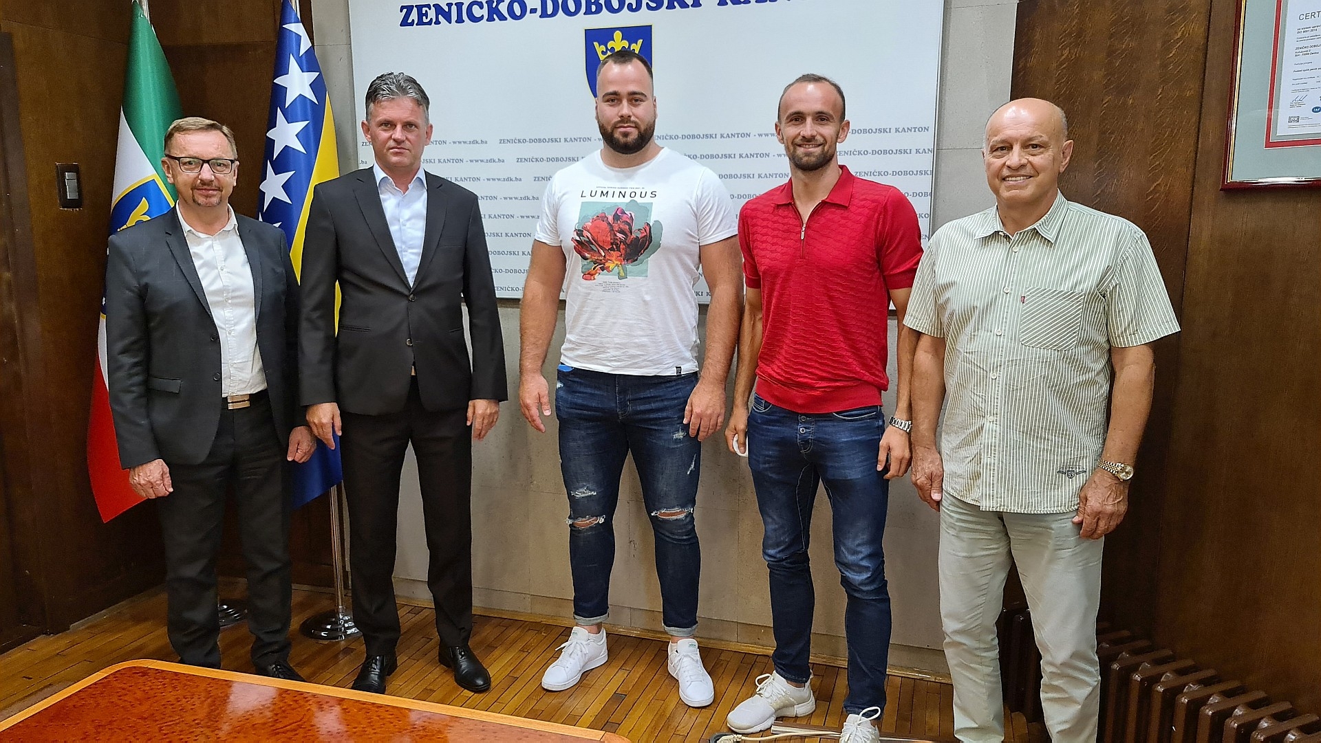 PREMIJER BAŠIĆ I MINISTAR KOZLIĆ PRIMILI AMELA TUKU I MESUDA PEZERA