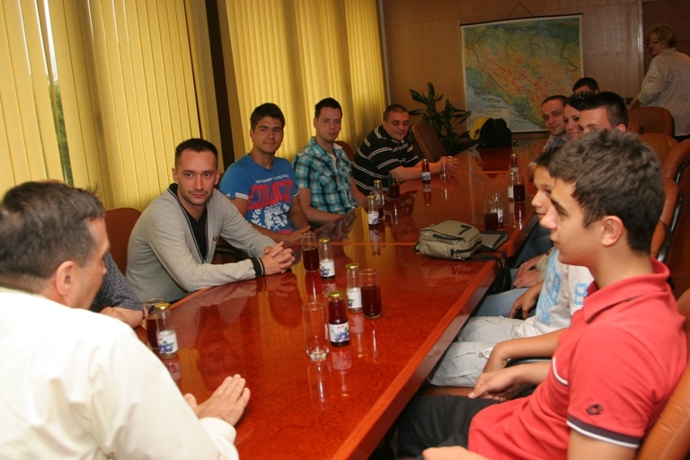 Prijem za članove Gradskog kluba vodenih sportova