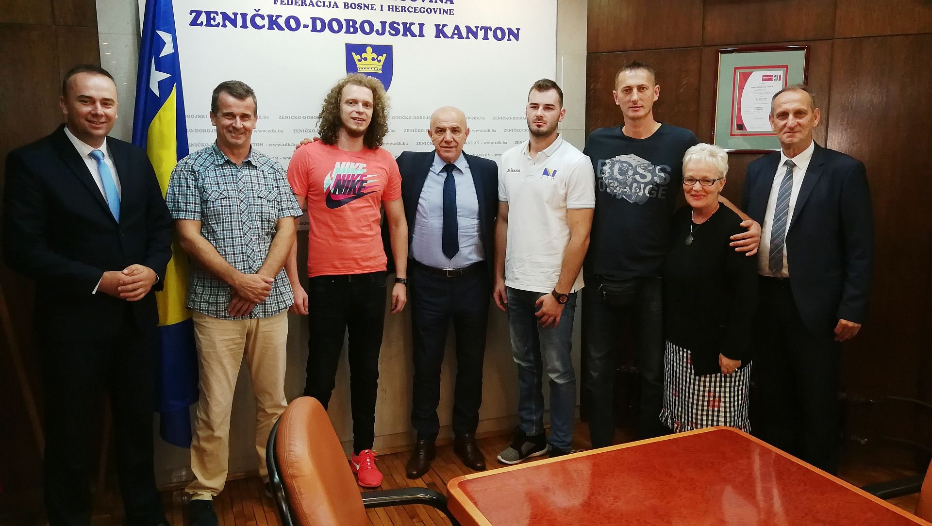 PRIJEM ZA VICEPRVAKE SVIJETA U VLADI ZDK: REPREZENTACIJA U SJEDEĆOJ ODBOJCI NA NAJBOLJI NAČIN PREDSTAVLJA ZDK I BIH