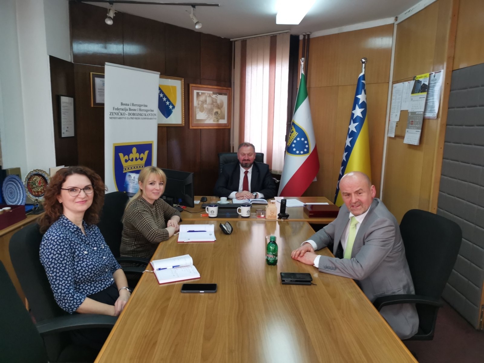 MINISTARSTVO ZA PRIVREDU POSJETIO PREDSJEDNIK EVROPSKOG POKRETA U BIH