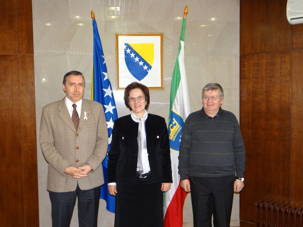 premijer Fikret Plevljak, predsjednica Zijada Alihodžić i predsjedavajući Sretko Radišić