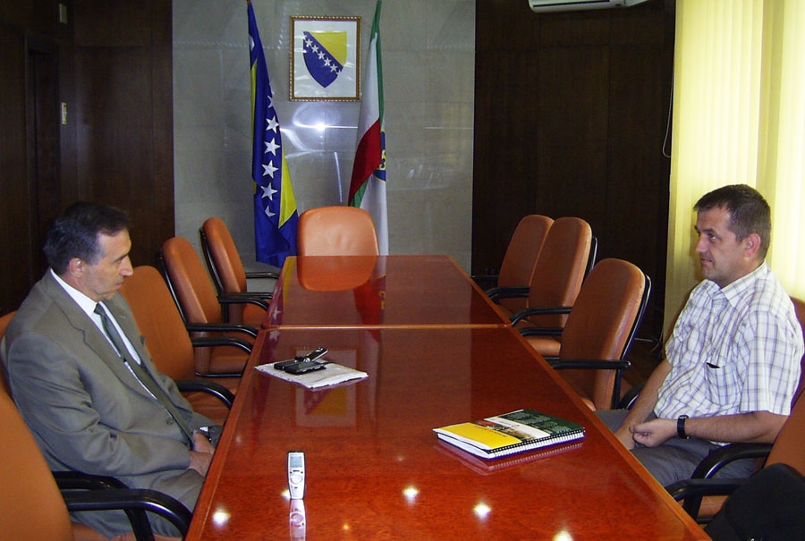 susret premijera Plevljaka i direktora Jašarspahića