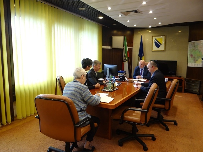 AMBASADOR BRUCE BERTON, ŠEF MISIJE OSCE-a U BIH, POSJETIO ZENIČKO-DOBOJSKI KANTON