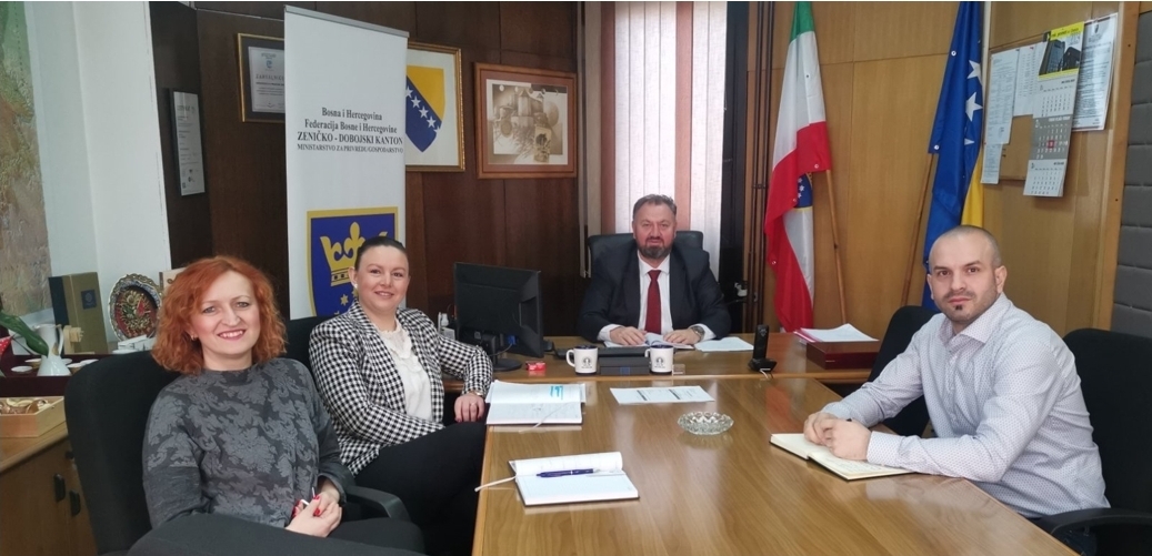 ORGANIZATORI SAJMA INDUSTRIJE SARAJEVO U POSJETI MINISTARSTVU ZA PRIVREDU ZDK